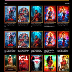 Vegamovies Premium Blogger Template | Fast, Responsive