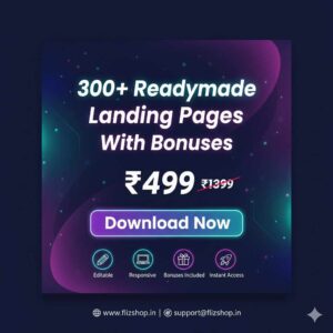 300+ Readymade Landing Pages With Bonuses